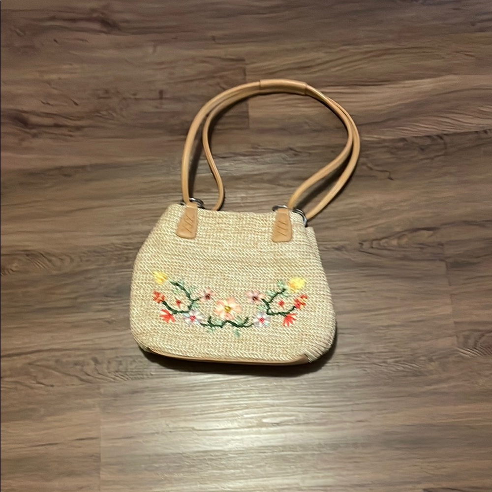 Leather Crochet Shoulder Women Bag